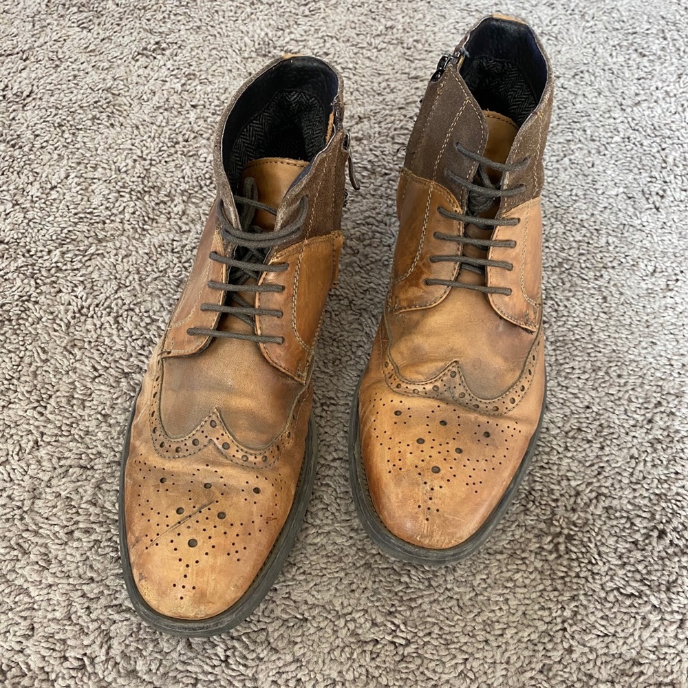 Vince Camino Dario Leather Boots sz 10.5 Men